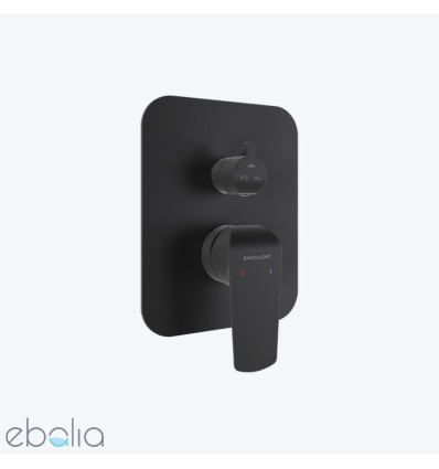 Bateria prysznicowo-wannowa czarny soft Clever 2.0 Excellent (AREX.4147BS)