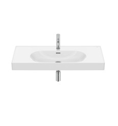 Umywalka ścienna/meblowa 100x46 Fineceramic® biała Meridian Roca (A327746000)