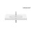 Umywalka ścienna/meblowa 100x46 Fineceramic® Supraglaze Meridian Roca (A327746S00)