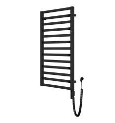 Grzejnik elektryczny 50x130 czarny Poppy Electro Instal Projekt (PPYE-50/130C31+GH-06C2)