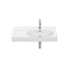 Umywalka ścienna/meblowa prawa 80x46 Fineceramic® biała Meridian Roca (A327744000)