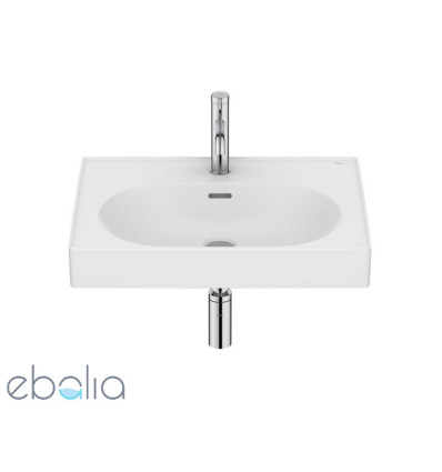 Umywalka ścienna/meblowa 60x46 Fineceramic® biały mat Meridian Roca (A327742620)