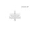 Umywalka ścienna/meblowa 55x46 Fineceramic® Supraglaze Meridian Roca (A327741S00)