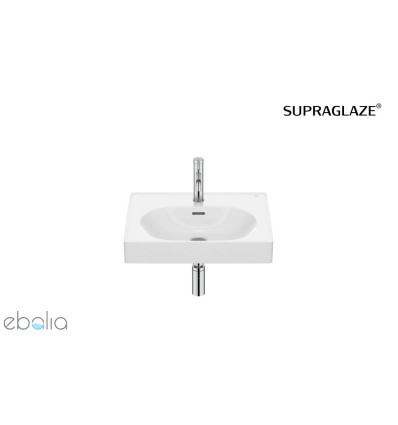 Umywalka ścienna/meblowa 55x46 Fineceramic® Supraglaze Meridian Roca (A327741S00)