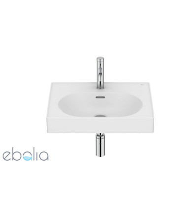Umywalka ścienna/meblowa 55x46 Fineceramic® biały mat Meridian Roca (A327741620)