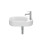 Mała umywalka ścienna 50x27,5 Compacto Fineceramic® biała Meridian Roca (A327740000)