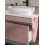Zestaw meblowy 140cm z umywalkami nablatowymi Iconic Rose Comad (SET -ICR B 140 CM LILI-MW21 81-01 WHITE)