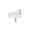 Mała umywalka ścienna 50x27,5 Compacto Fineceramic® biały mat Meridian Roca (A327740620)