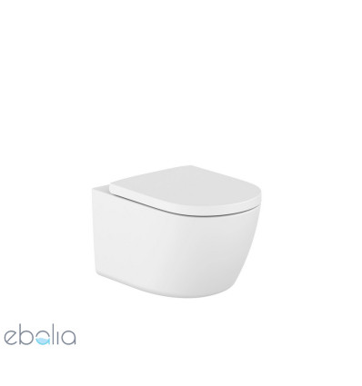 Miska WC podwieszana Rimless® Vortex 54 cm biały mat Meridian Roca (A346747620)