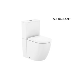 Miska WC do kompaktu Rimless® Vortex o/podwójny przyścienna Supraglaze Meridian Roca (A342747S00)