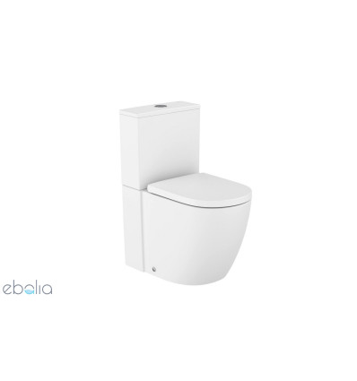 Miska WC do kompaktu Rimless® Vortex o/podwójny przyścienna biały mat Meridian Roca (A342747620)