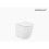 Miska WC stojąca Rimless® Vortex o/podwójny przyścienna Supraglaze Meridian Roca (A347747S00)