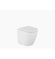 Miska WC stojąca Rimless® Vortex o/podwójny przyścienna biały mat Meridian Roca (A347747620)