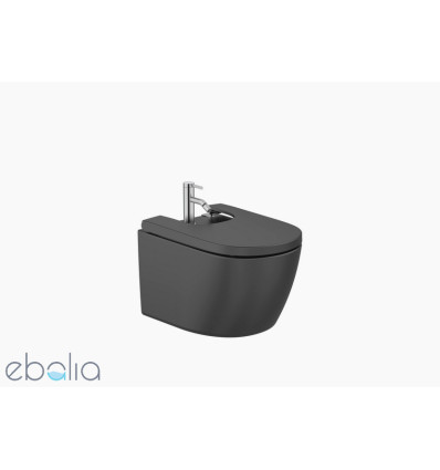 Bidet podwieszany 54 cm czarny mat Meridian Roca (A357745620)