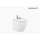 Bidet stojący przyścienny 54 cm Supraglaze Meridian Roca (A357747S00)