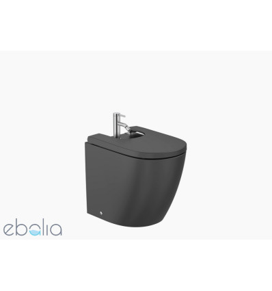 Bidet stojący przyścienny 54 cm czarny mat Meridian Roca (A357747080)