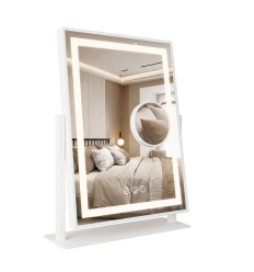 Lustro stojące LED 30x40cm Lumi White Rea (HOM-01800)