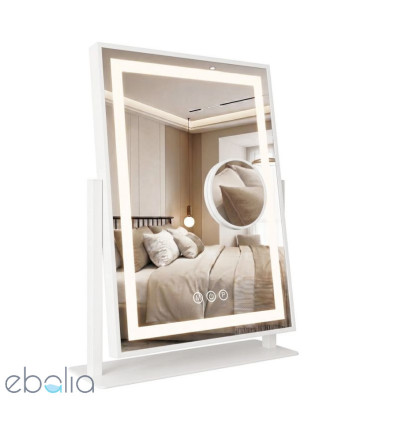Lustro stojące LED 30x40cm Lumi White Rea (HOM-01800)