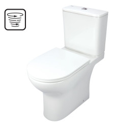 Miska WC kompakt bezkołnierzowa Deante (CDJD6RPP)