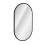 Zestaw meblowy 60cm z blatem, umywalką nablatową Wiki, szafką wysoką i lustrem led Iconic White Comad (SET ICW-B 60 CM WIKI A03)