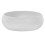 Zestaw meblowy 60cm z blatem, umywalką nablatową Wiki, szafką wysoką i lustrem led Iconic White Comad (SET ICW-B 60 CM WIKI A03)