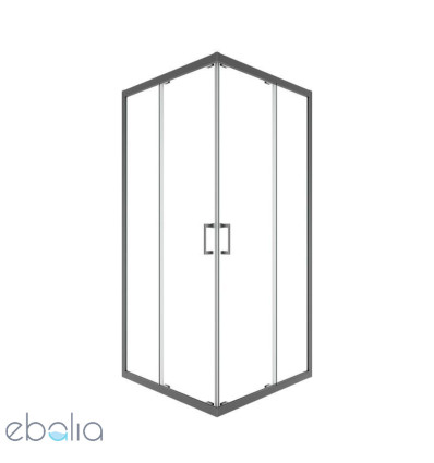 Kabina prysznicowa 80x80 Modern Gun Metal Besco (MKGM-80-190C)