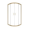 Kabina prysznicowa 90x90 Modern Brushed Gold Besco (MPZS-90-190C)