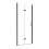 Drzwi prysznicowe 80x190 Exo-H Gun Metal Besco (EHGM-80-190C)