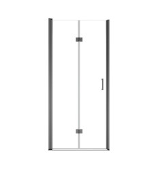 Drzwi prysznicowe 80x190 Exo-H Gun Metal Besco (EHGM-80-190C)