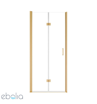 Drzwi prysznicowe 90x190 Exo-H Brushed Gold Besco (EHZS-90-190C)