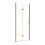 Drzwi prysznicowe 90x190 Exo-H Brushed Gold Besco (EHZS100-190C)
