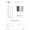 Drzwi prysznicowe 90x190 Exo-H Brushed Gold Besco (EHZS-90-190C)