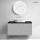 Zestaw szafka podumywalkowa 100 cm z blatem Tera kaszmir/czarny marmur Lun Oltens (68870900)