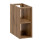 Zestaw 100cm z blatem umywalką słupkiem i lustrem Iconic Cashmere Comad (SET - ICC B 100 CM WIKI-MC 4 81-01 COAST EVOKE OAK)