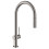 Bateria kuchenna 210 z wyciąganą wylewką Czarny Chrom Talis M54 Hansgrohe (72800340)