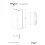 Panel boczny 80 Exo-Ch Brushed Gold Besco (PCH-8ZS-190C)
