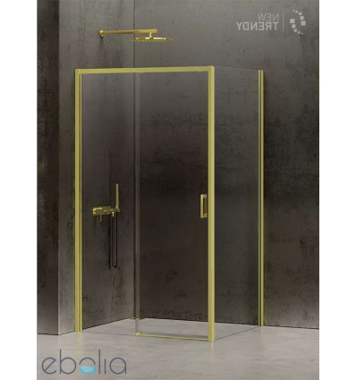 Kabina prostokątna 100x70 Prime Light Gold New Trendy (D-0420A/D-0222B)