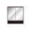 Szafka z lustrem 80cm 2 drzwi Dorothy Ristretto Comad (DOROTHY RISTRETTO 84-80-2D)
