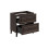 Szafka pod umywalkę 80cm 2 szuflady Dorothy Ristretto Comad (DOROTHY RISTRETTO 82-80-46-2S)