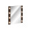 Lustro LED bez ramy Dorothy Ristretto Comad (DOROTHY RISTRETTO 84-80)