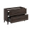 Szafka pod umywalkę 120cm 2 szuflady Dorothy Ristretto Comad (DOROTHY RISTRETTO 82-120-46-2S)