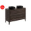 Zestaw meblowy 120cm z blatem i umywalką nablatową River Dorothy Ristretto Comad (SET-DOR B 120CM UN RIVER)