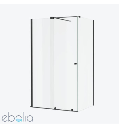 Kabina prysznicowa 110x90 Ortigo czarny mat Excellent (KAEX.5016.K.1100.0900.BL)