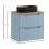 Zestaw meblowy 60cm z blatem i umywalką nablatową Beyond Nova Denim Comad (SET-NOD B OAK 60CM S UN BEYOND)