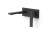Bateria umywalkowa podtynkowa czarny mat Slim Tres (20230011NM)