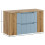 Zestaw meblowy 100cm z blatem Nova Denim Comad (SET-NOD B NAT OAK 100CM S)