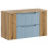 Zestaw meblowy 100cm z blatem Nova Denim Comad (SET-NOD B NAT OAK 100CM S)