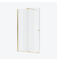 Ścianka prysznicowa walk-in 130 Ortigo złoty szczotkowany Excellent (KAEX.5012.K.1300.GB)