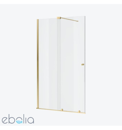 Ścianka prysznicowa walk-in 130 Ortigo złoty szczotkowany Excellent (KAEX.5012.K.1300.GB)
