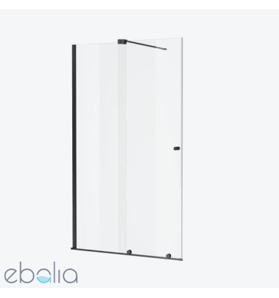 Ścianka prysznicowa walk-in 130 Ortigo czarny mat Excellent (KAEX.5012.K.1300.BL)